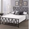 Cama Casal Firme Aço Ferro Tamanho Padrão 138cmx188cm Cor Preto Estilo Industrial Ca-01 - 2