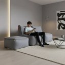 Ver imagem 2 de Conjunto Mary - 2 Poltronas + Pufão, Super Leves com Enchimento em Pérolas de Eps