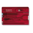 Ver imagem 1 de Swisscard Suiço 10 funções Victorinox Classic Vermelho Translúcido 0.7100.T