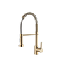Torneira de Cozinha Monocomando Misturador Gourmet Extensível Aço Inox 304 Dourada - Brinovar - 1