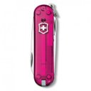 Ver imagem 2 de Mini Canivete Suíço Classic Victorinox Rosa translúcido 7 funções Original