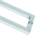 Ver imagem 2 de Puxador Duplo Quadrado 2,5cm x 2,5cm Inox 304 - Polido Loja da Indústria 825mm x 800mm