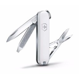 Mini Canivete Suíço Classic Victorinox Branco 7 funções Original 0.6223.7 - 1