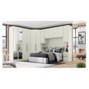 Ver imagem 1 de Quarto Modulado Casal Ambiente Composição 6 New Predileto 6 Peças Areia - Henn