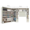 Ver imagem 2 de Quarto Modulado Casal Ambiente Composição 6 New Predileto 6 Peças Areia - Henn