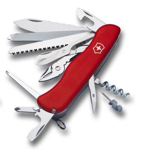 Canivete Suíço Victorinox Workchamp 11,1cm Vermelho 21 funções