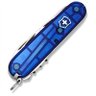 Canivete Suíço Huntsman Victorinox Azul Translúcido 15 funções Original 1.3713.T2 - 2