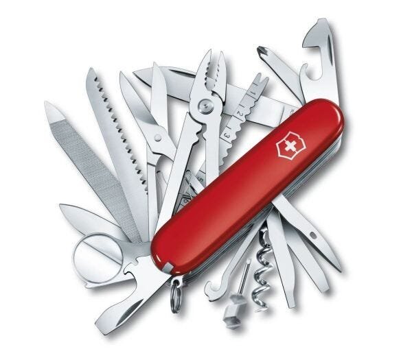 Canivete Suíço Victorinox Swisschamp Vermelho 33 funções Original