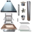 Ver imagem 1 de Churrasqueira Inoxcoifa Gourmet Grill Espetos Braseiro 35x30