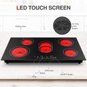 Ver imagem 3 de Gtkzw Cooktop Elétrico 36" 8600w com 5 Queimadores e Tela Touch (preto)