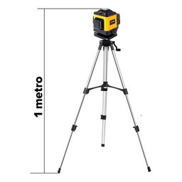Kit Nível a Laser Profissional 3d com Tripé 12 Linhas - 8
