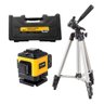 Kit Nível a Laser Profissional 3d com Tripé 12 Linhas - 2