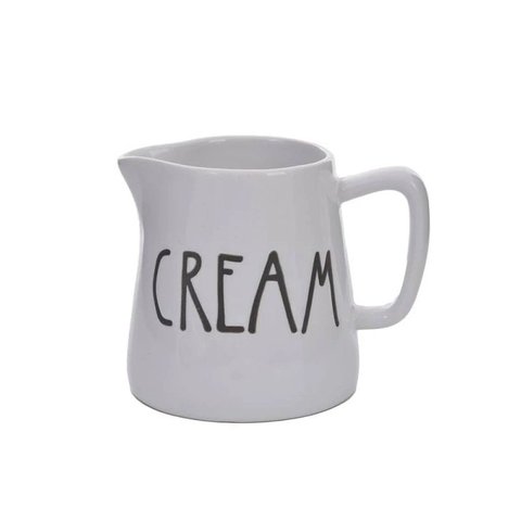 Cremeira de Leite Cream em Cerâmica Branca - Mai Home