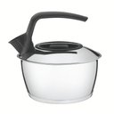 Ver mais imagens de Chaleira Aço Inox Fundo Triplo Cabo Preto 1,5 Litros 61485/160 Tramontina