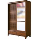 Ver imagem 6 de Guarda Roupa Solteiro Aton S05 2 Portas Correr 2 Gavetas Madeira Maciça Ipê Lyam Decor 140cm