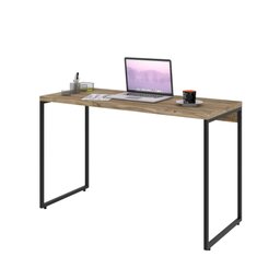 Mesa Para Escritório e Home Office Industrial Aspen 120 cm C01 Carvalho - Lyam Decor - 1