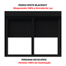 Janela de Alumínio Preto | Persiana Integrada | Linha Premium | Atlântica:A=1,20m x L=1,50m - 10