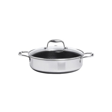 Caçarola Rasa Oxford Inox Corpo Triplo Cookingpro 26cm