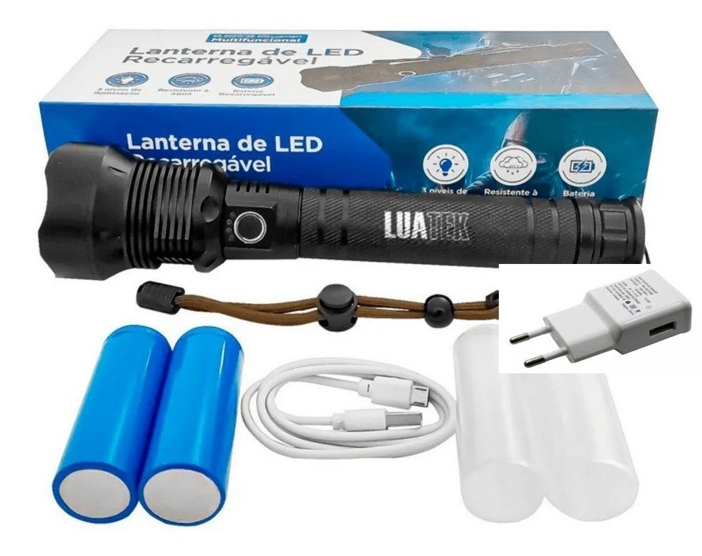 Lanterna Militar Led P70 Lançamento Tática Ultra Potente Tomate - 2