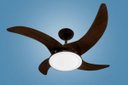 Ver imagem 1 de Ventilador Teto LED Mareiro Marrom Café Tron 127V
