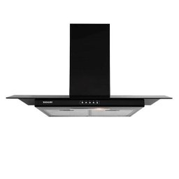 Depurador de Ar Suggar Vidrio 90cm Dv92pt Preto 220v - 1 Depurador de Ar Suggar Vidrio 90cm Dv92pt Preto 220v - 1