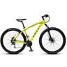 Bicicleta Aro 29 Freio a Disco Shimano Altus MTB Alumínio Amarelo Neon - Colli Bikes - 1