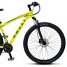 Bicicleta Aro 29 Freio a Disco Shimano Altus MTB Alumínio Amarelo Neon - Colli Bikes - 3