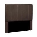 Ver imagem 1 de Cabeceira Queen Anya para Cama Box Estrutura Mdf-mdp Revestida em Veludo Marrom Loja Sheep