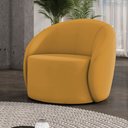Ver imagem 1 de Poltrona Decorativa Orgânica Lua Veludo D03 - D’Rossi