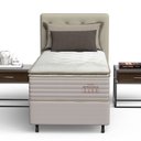 Ver imagem 1 de Conjunto Box Solteiro Mola Ensacada Prodormir New Paris