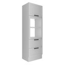 Ver imagem 2 de Torre Quente Cozinha em Mdf 70x222cm 1 Porta e 2 Gavetas Branca Cz4312