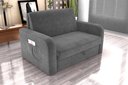 Ver imagem 1 de Sofá Cama Daiane Veludo Cinza E425 - Matrix