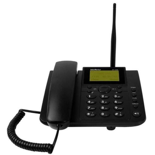 Celular de Mesa Intelbras Cfa 4012, Identificador de Chamadas, Viva Voz, Alarme, Envia/Recebe Sms - 2
