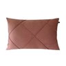 Capa de Almofada Retangular Veludo Rosa Chá 35x65cm - 1