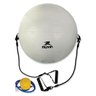 Bola de Pilates com Extensor 65cm – BLG-400 - Cinza - Muvin - 1