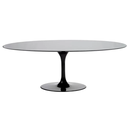 Ver imagem 1 de Mesa de Jantar Tulipa Saarinen Oval 120x80 Cm Tampo Laqueado Linn Design Decor Preto