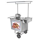 Ver imagem 1 de Carrinho de Salada de Frutas Cefaz Luxo Inox com Rodas Maciças e Toldo L27m/t
