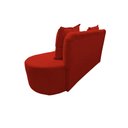 Ver imagem 7 de Sofá 2 Lugares Orgânico Curvo Madrid 150cm Couro Vermelho