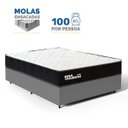 Ver imagem 2 de Cama Box com Colchão de Molas Ensacadas One Face Boa Viagem Casal 138cm