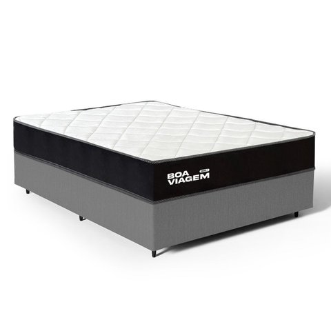 Cama Box com Colchão de Molas Ensacadas One Face Boa Viagem Casal 138cm