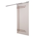 Ver imagem 2 de Porta de Correr Prime Frisada Kit Alumínio