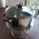 Ver imagem 4 de kit 2 Réchaud 7L Panela Aço Inox Para Buffet Forma
