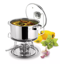 Ver imagem 7 de kit 2 Réchaud 7L Panela Aço Inox Para Buffet Forma