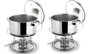 Ver imagem 1 de kit 2 Réchaud 7L Panela Aço Inox Para Buffet Forma