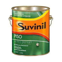 Tinta para Piso Liso branco 3,6 litros Suvinil - 1