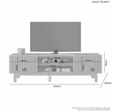 Ver imagem 3 de Rack para Tv até 70" Trunfo Jcm Movelaria - Cinamomo