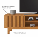 Ver imagem 5 de Rack para Tv até 70" Trunfo Jcm Movelaria - Cinamomo