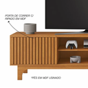 Ver imagem 5 de Rack para Tv até 70" Trunfo Jcm Movelaria - Cinamomo