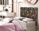 Ver imagem 1 de Painel Cabeceira Box 0,90 Infantil Cor Love Smile - Comprar Moveis em Casa