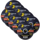 Ver imagem 1 de Disco de Corte para Metal Aço Inox Ferro Esmerilhadeira 115x1x22mm | Fertak | Kit 10 Un